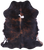 Tricolor Natural Cowhide Rug - Large 6'10"H x 5'11"W