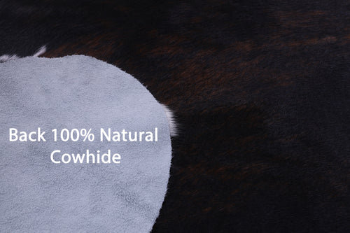 Tricolor Natural Cowhide Rug - Large 6'10
