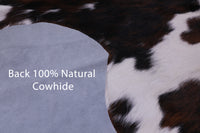 Thumbnail for Tricolor Natural Cowhide Rug - Large 6'6