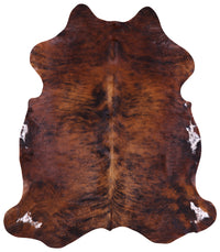 Thumbnail for Tricolor Natural Cowhide Rug - Large 6'10