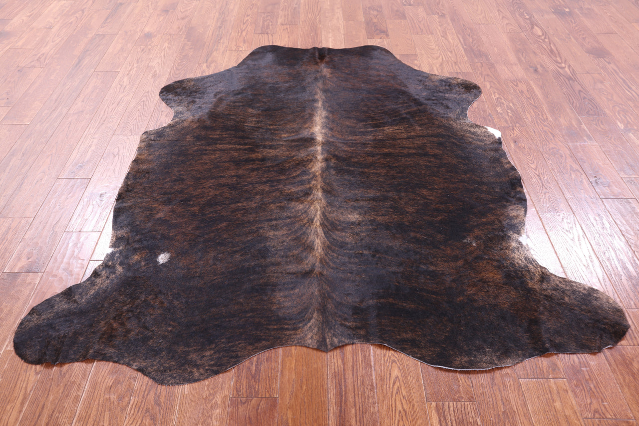 Brindle Natural Cowhide Rug - Large 6'6"H x 5'9"W