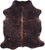 Brindle Natural Cowhide Rug - Large 6'6"H x 5'9"W