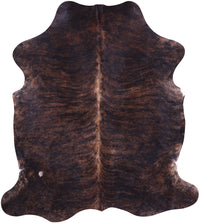 Thumbnail for Brindle Natural Cowhide Rug - Large 6'6