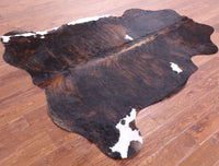 Thumbnail for Tricolor Natural Cowhide Rug - Large 6'10