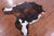 Tricolor Natural Cowhide Rug - Large 6'11"H x 6'3"W