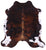 Tricolor Natural Cowhide Rug - Large 6'11"H x 6'3"W