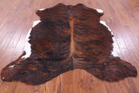 Thumbnail for Brindle Natural Cowhide Rug - Large 6'8