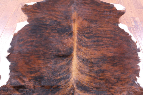 Brindle Natural Cowhide Rug - Large 6'8