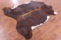 Thumbnail for Brindle Natural Cowhide Rug - Large 6'8