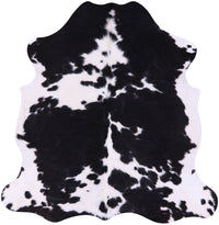 Thumbnail for Black & White Natural Cowhide Rug - Large 6'4