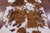 Brown & White Natural Cowhide Rug - Large 6'11"H x 5'10"W