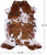 Brown & White Natural Cowhide Rug - Large 6'11"H x 5'10"W