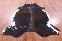 Thumbnail for Tricolor Natural Cowhide Rug - XLarge 7'1