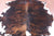 Tricolor Natural Cowhide Rug - XLarge 7'3"H x 6'4"W