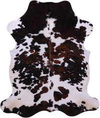 Thumbnail for Tricolor Natural Cowhide Rug - XLarge 7'11