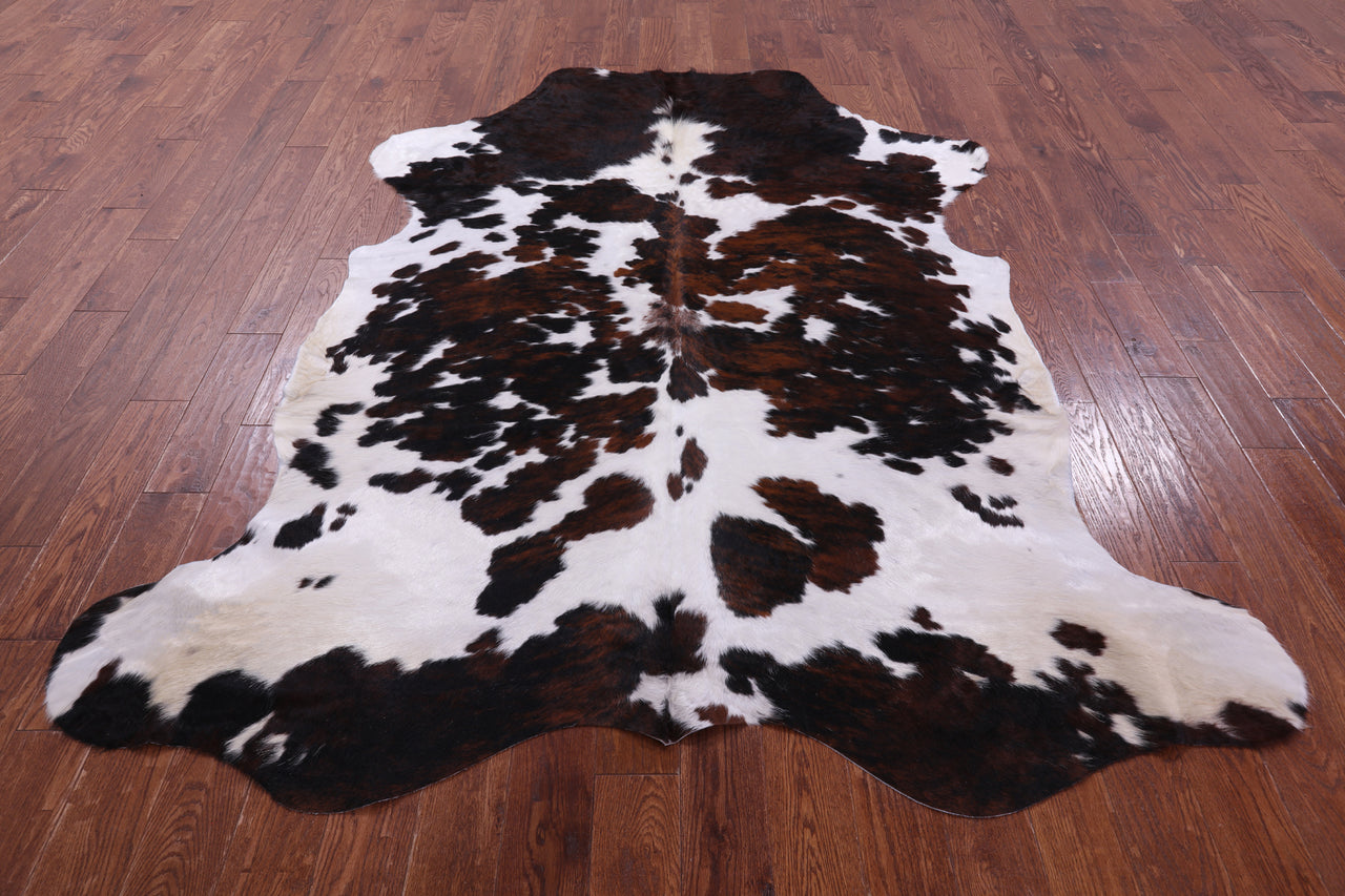 Tricolor Natural Cowhide Rug - XLarge 7'11"H x 6'7"W