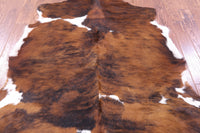 Thumbnail for Tricolor Natural Cowhide Rug - Large 6'4