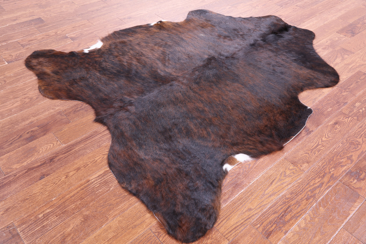 Brown Natural Cowhide Rug - Large 6'6"H x 5'8"W