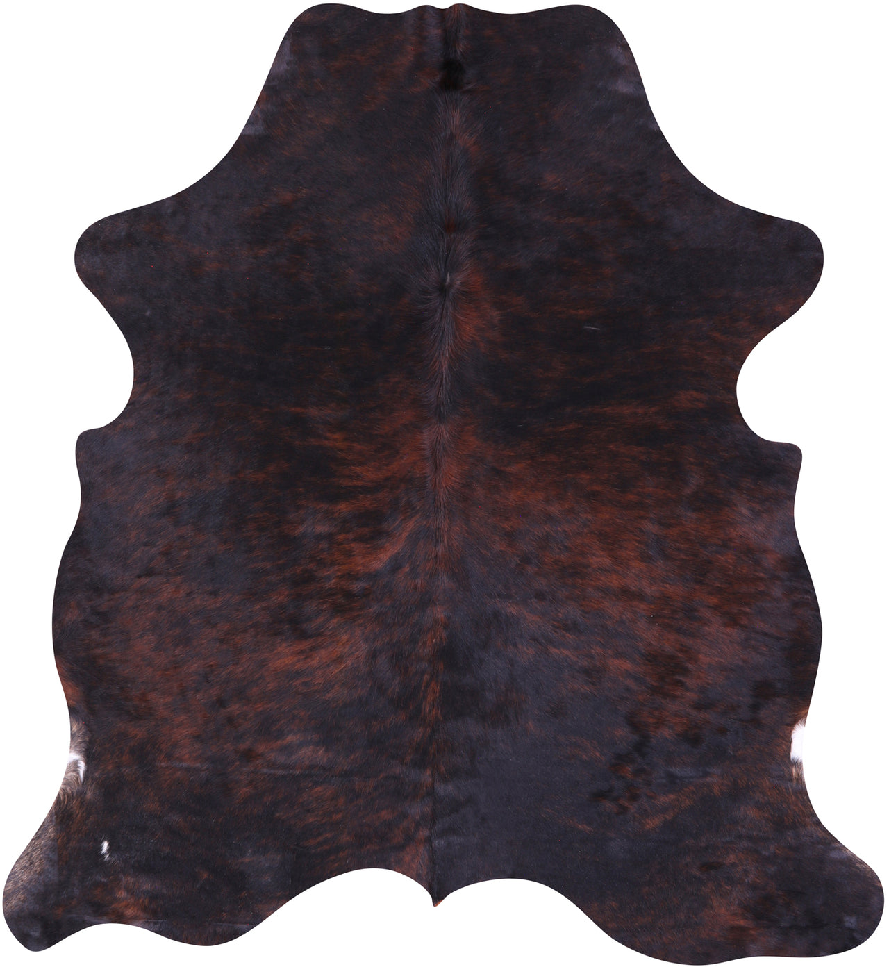 Brown Natural Cowhide Rug - Large 6'5"H x 5'11"W