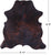 Brown Natural Cowhide Rug - Large 6'5"H x 5'11"W