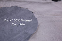 Thumbnail for Salt & Pepper Natural Cowhide Rug - Large 6'7