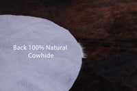 Thumbnail for Brindle Natural Cowhide Rug - Large 6'10