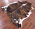 Brindle Natural Cowhide Rug - XLarge 7'3"H x 6'2"W