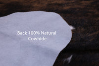 Thumbnail for Brindle Natural Cowhide Rug - XLarge 7'3