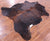 Brindle Natural Cowhide Rug - XLarge 7'7"H x 7'3"W