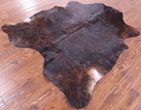 Thumbnail for Brindle Natural Cowhide Rug - Large 6'8