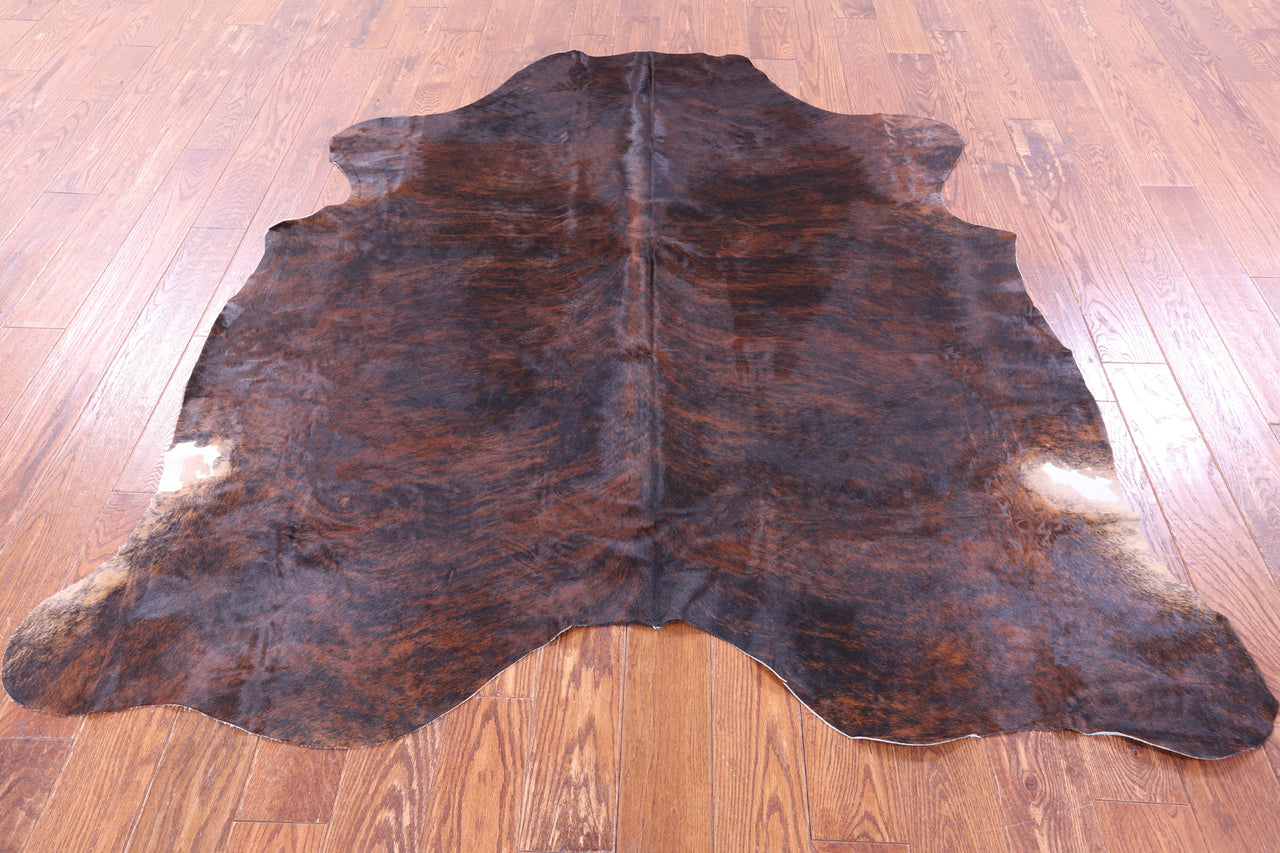 Brindle Natural Cowhide Rug - Large 6'8"H x 6'2"W