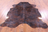 Thumbnail for Brindle Natural Cowhide Rug - Large 6'8