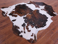 Thumbnail for Tricolor Natural Cowhide Rug - Large 6'10