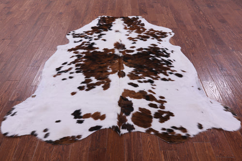 Tricolor Natural Cowhide Rug - Large 6'9