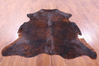 Thumbnail for Brindle Natural Cowhide Rug - Large 6'11