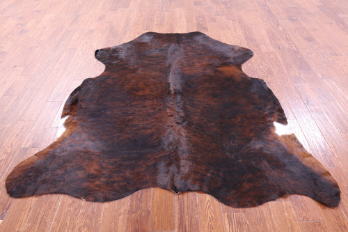 Brindle Natural Cowhide Rug - Large 6'11