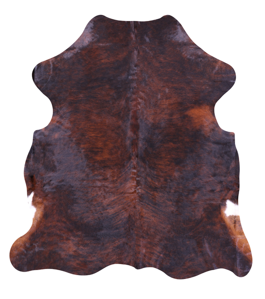 Brindle Natural Cowhide Rug - Large 6'11"H x 6'4"W