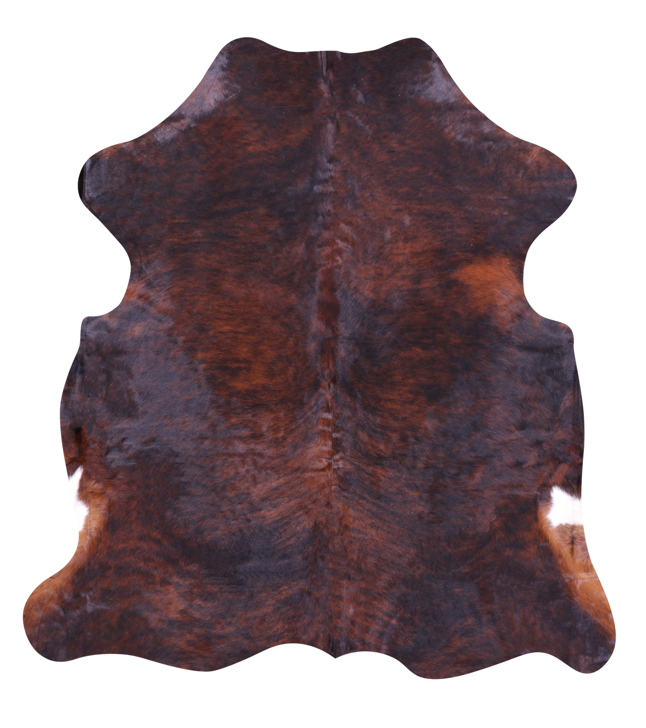 Brindle Natural Cowhide Rug - Large 6'11"H x 6'4"W