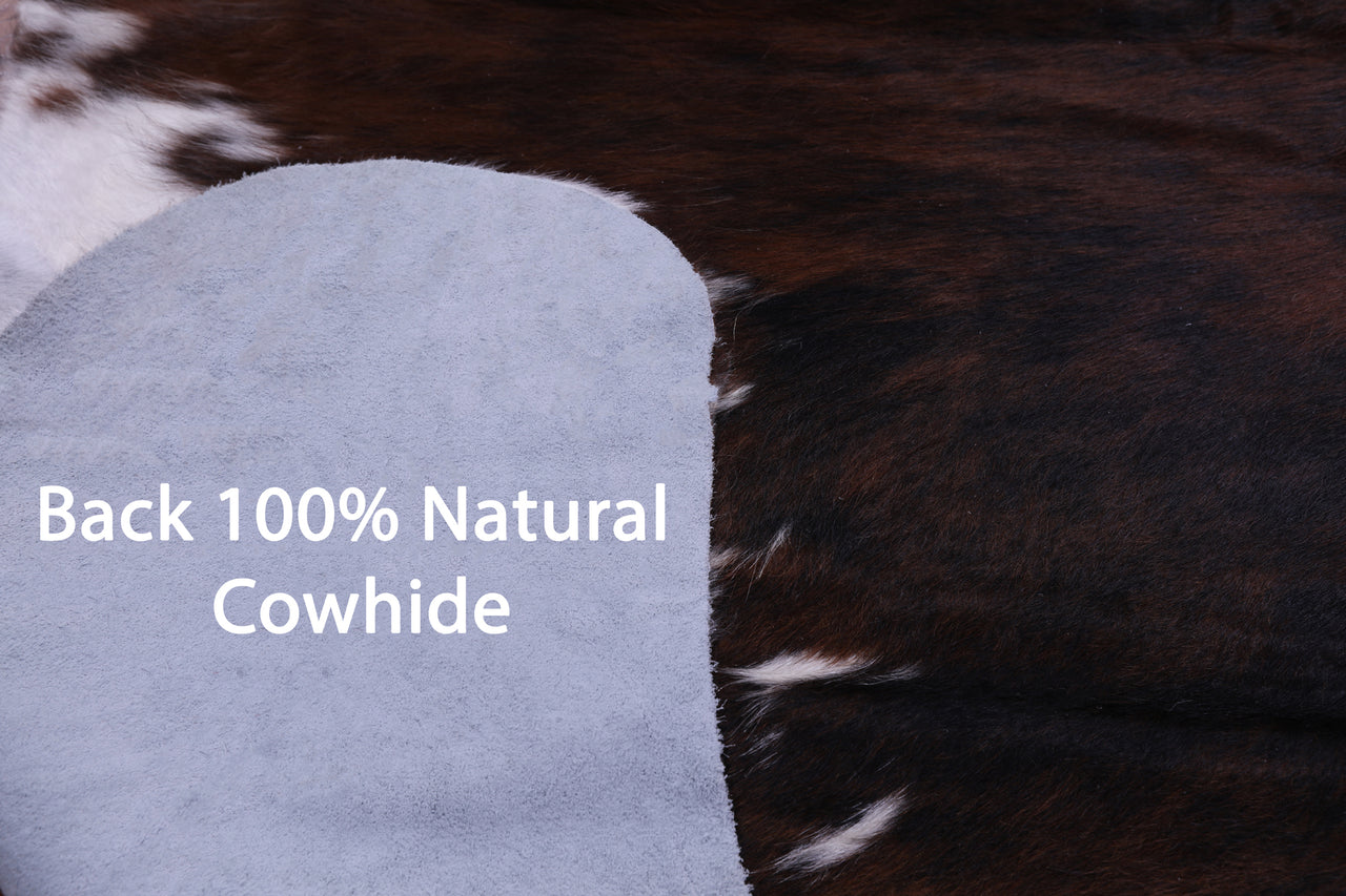 Brindle Natural Cowhide Rug - Large 6'7"H x 6'3"W