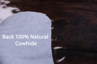 Thumbnail for Brindle Natural Cowhide Rug - Large 6'7