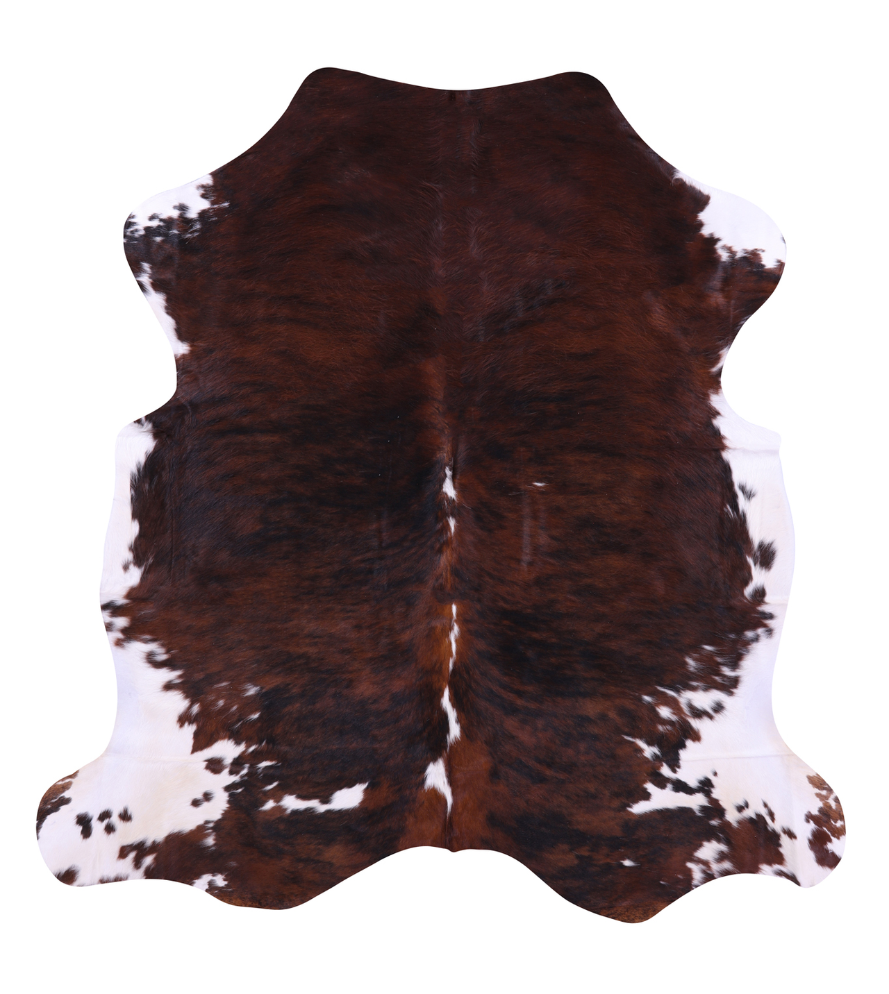 Brindle Natural Cowhide Rug - Large 6'7"H x 6'3"W