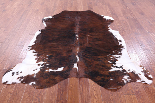 Brindle Natural Cowhide Rug - Large 6'7