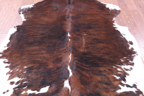 Brindle Natural Cowhide Rug - Large 6'7