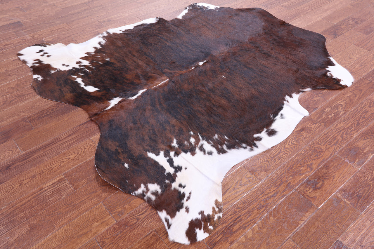 Brindle Natural Cowhide Rug - Large 6'7"H x 6'3"W