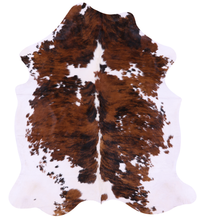 Thumbnail for Tricolor Natural Cowhide Rug - Large 6'7