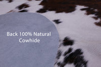 Thumbnail for Tricolor Natural Cowhide Rug - Large 6'7