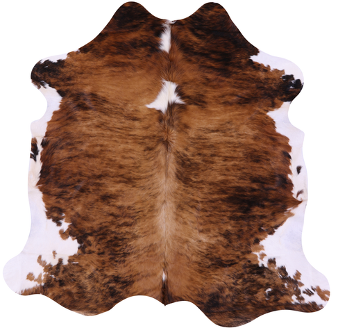 Brindle Natural Cowhide Rug - Large 6'6