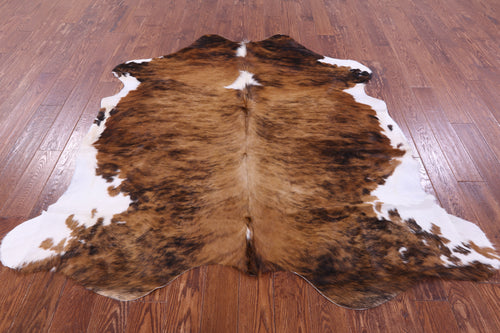 Brindle Natural Cowhide Rug - Large 6'6