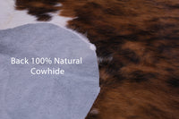 Thumbnail for Brindle Natural Cowhide Rug - Large 6'6