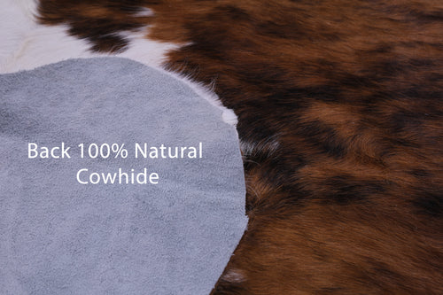 Brindle Natural Cowhide Rug - Large 6'6